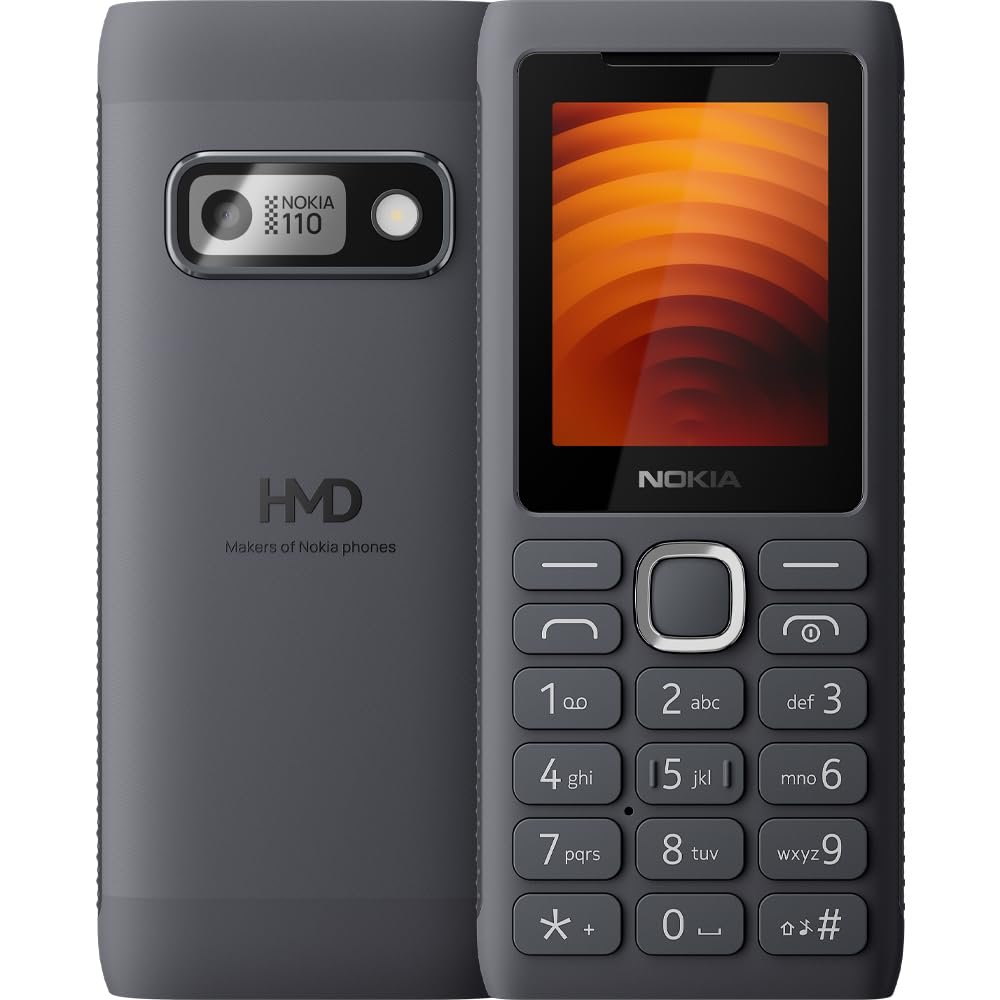 Nokia 110 Power Keypad Phone |Dual SIM,Camera, Long Lasting Battery,