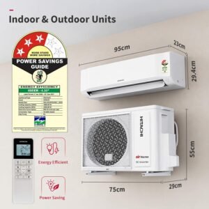 Inverter Split AC(Copper, Smart View Display,